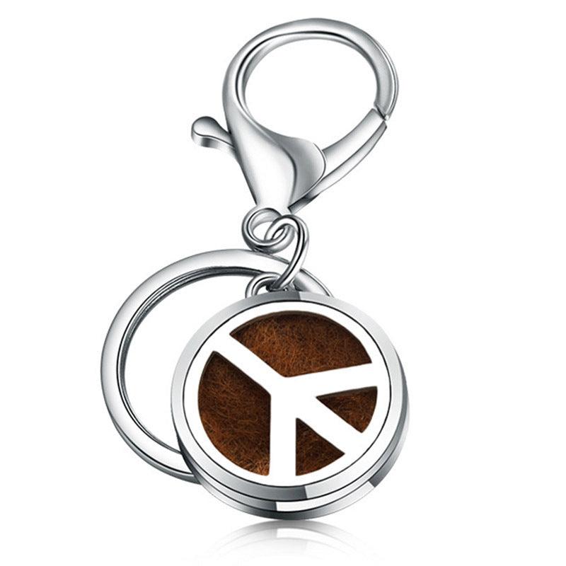 Perfume Key Chain Stainless Steel Essential Oil Diffuser