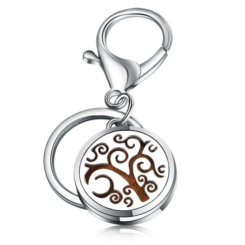 Perfume Key Chain Stainless Steel Essential Oil Diffuser