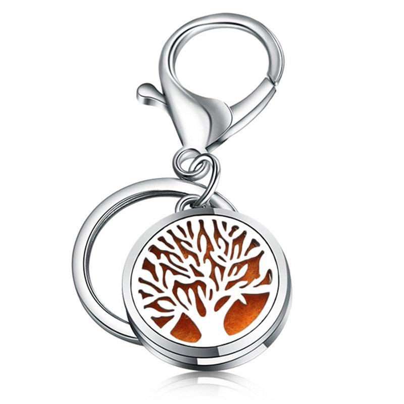 Perfume Key Chain Stainless Steel Essential Oil Diffuser